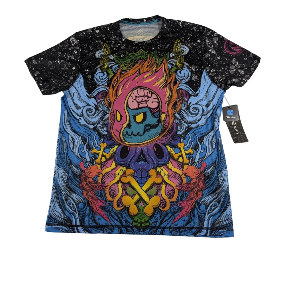 INKnBURN Run or Die 8th Anniversary Tech Shirt 2XL NWT